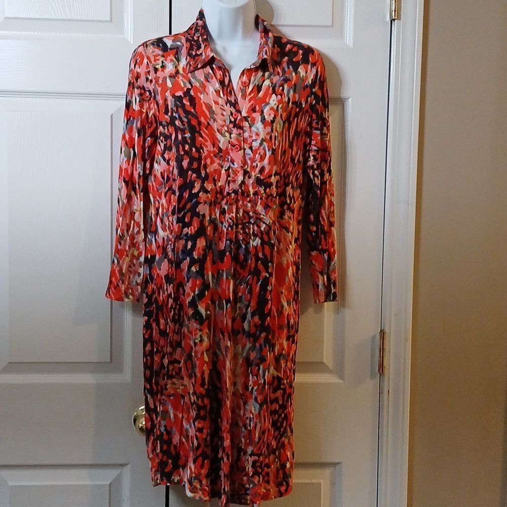Cabi multicolor super soft dress  Sz M EUC